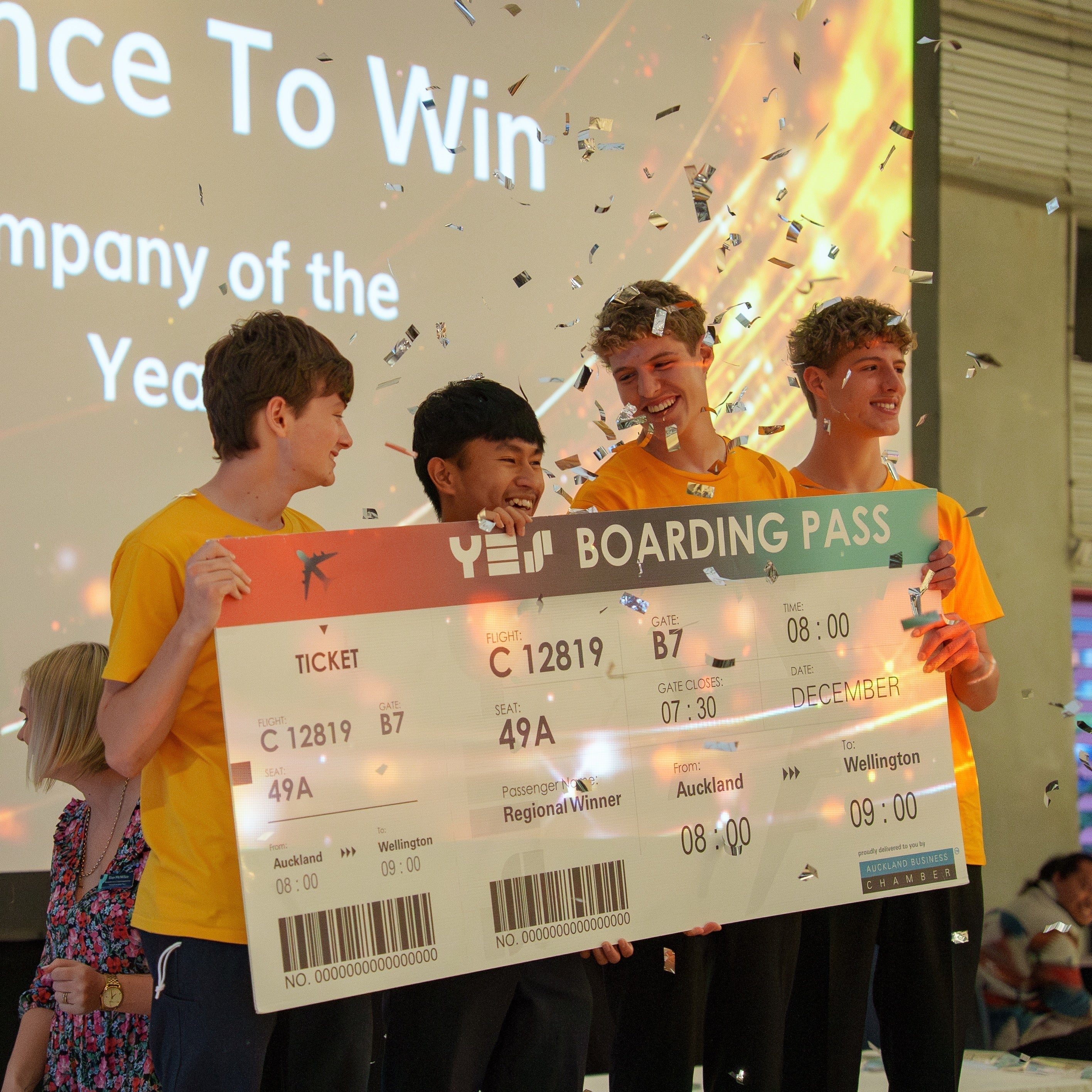 We WON! Next Stop: Wellington!